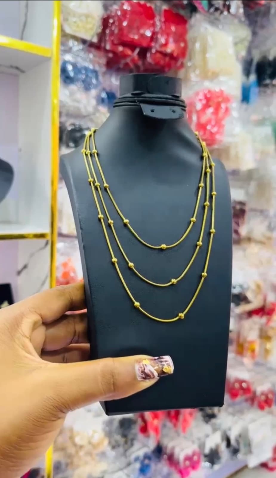 3 layer Necklace (stainless steelš„)